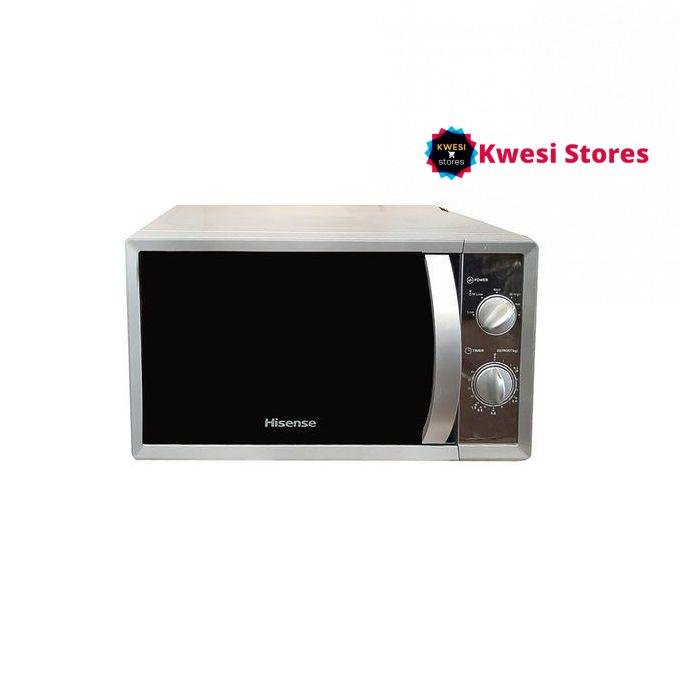 Hisense H20MOMMI Microwave Oven, 20 Litre – Mirror Silver