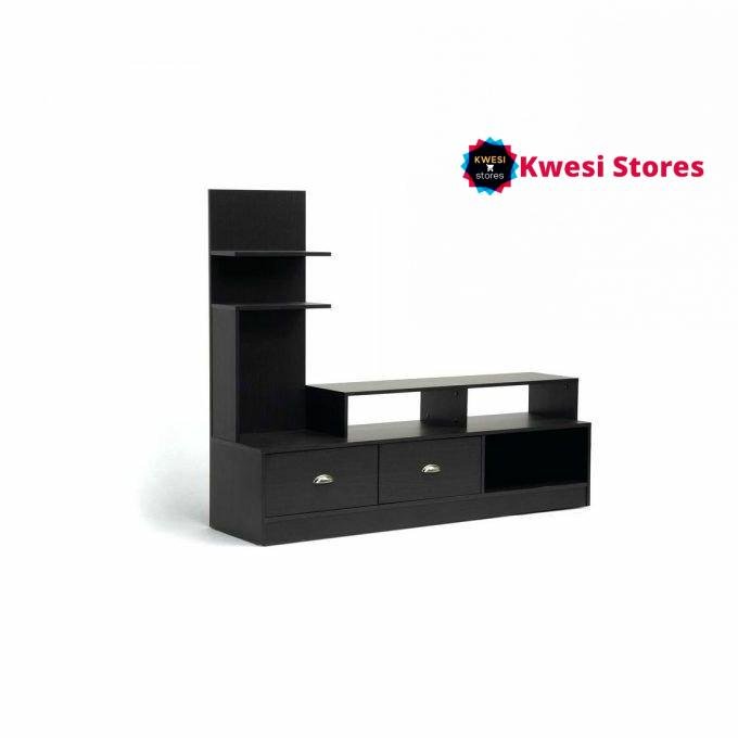 Kwesi Stores Elegant Mini Shelf TV Stand – Black