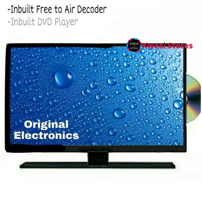 Barefoot Power 22″ Digital AC & DC solar TV with Inbuilt DVD player, USB & HDMI Ports -Black