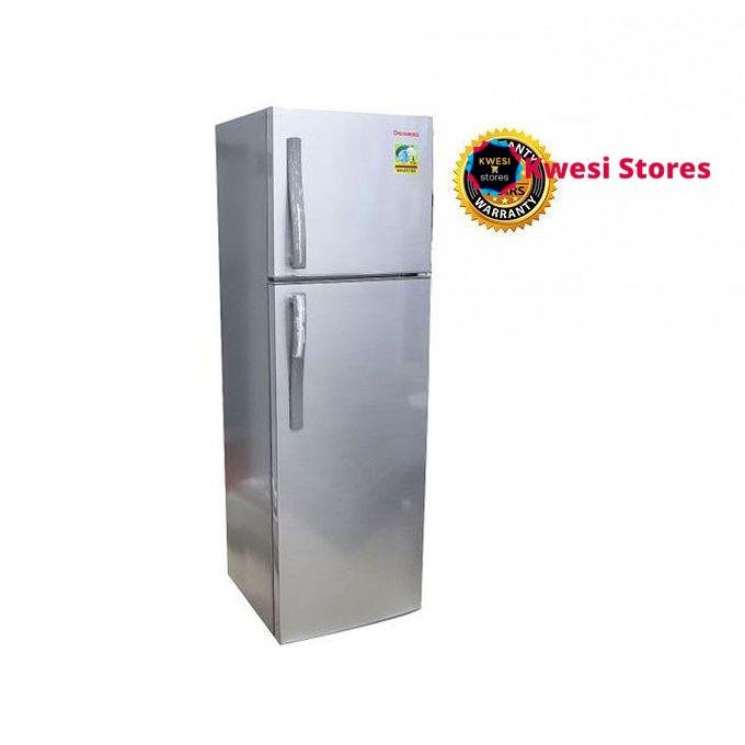 Changhong CD-220 – Double Door Refrigerator – 220litres Fridge, Silver