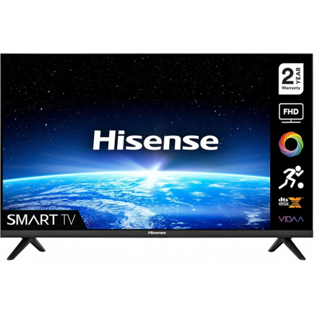 Hisense 40 Inch Smart LED TV VIDAA – Black