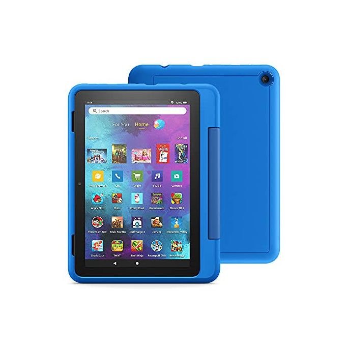Amazon Fire HD 8 Kids Pro tablet, 8″ HD, ages 6–12 -Blue