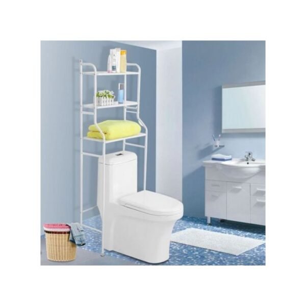 1pc Toilet Storage Rack Shelf, Multi-layer Bathroom Organizer Rack